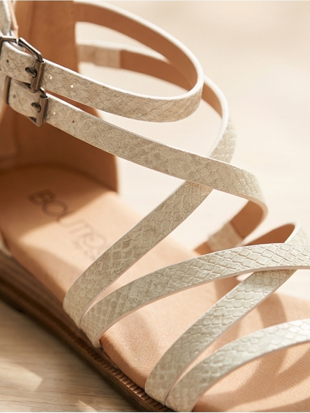 Boutique by Corky’s Tan Strappy Sandals. They're perfect for any occasion. - Picture 8 of 8